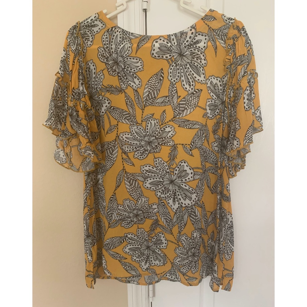 Loft Flutter Sleeve Blouse